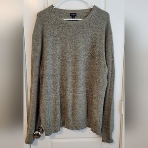J Crew Factory Mens Pullover Sweater Size XL Gray 100% Cotton